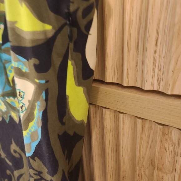 "Donna Morgan Sleeveless Paisley Fit & Flare Dress, Size 6" - Picture 7 of 12